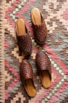 Sample Sale: Women's Woven Slide in Walnut