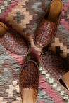 Sample Sale: Women's Woven Slide in Walnut